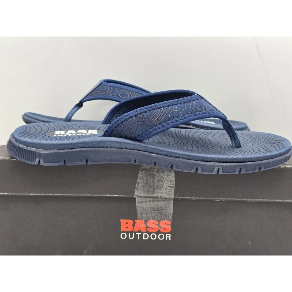 NEW BASS OUTDOOR TOPO THONG Sandal‎ — US SIZE 9 - Ensign Blue - NIB